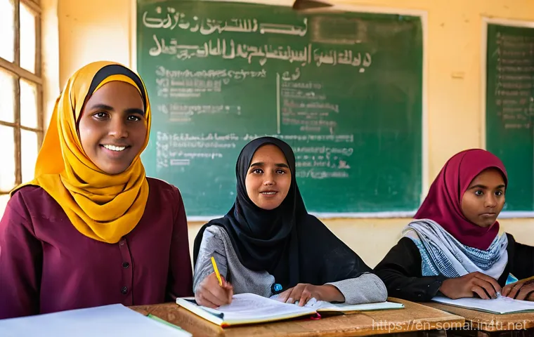 소말릴란드에서 자원봉사로 할 수 있는 일 - **Prompt 1: Empowering Future Innovators in Somaliland**
"A vibrant and diverse group of young S...